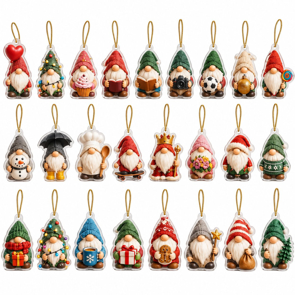 Christmas Gnome Advent Calendar 2026, Gnome Christmas Countdown Calendar, Cute Gnome Gift, Holiday Decor Gift, Christmas Gift for Family AXMAS34