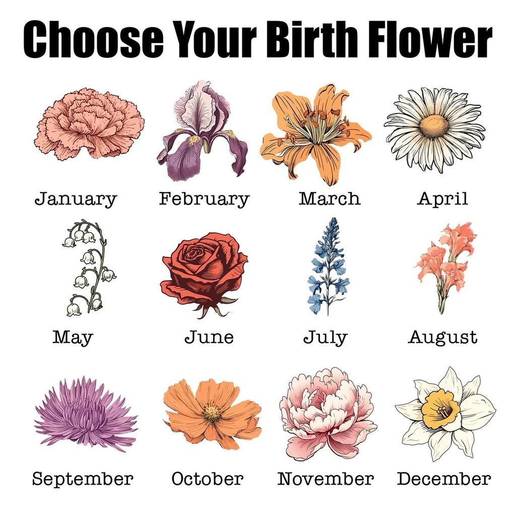 Grandma's Garden Birth Flower Book Vase – Personalized Floral Design Featuring Family Names and a Heartwarming Quote, Perfect Mother's Day Gift