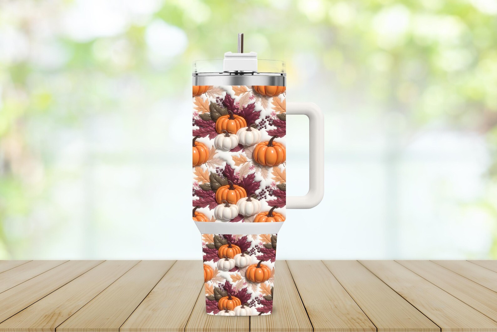 Fall Pumpkin 40oz Tumbler Wrap PNG, 40oz Seamless Wrap, Pumpkin Wrap Png, Pumpkin Tumbler Png, Sublimation Designs, Instant Digital Download. TBLPETAL10