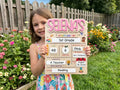 Personalized Back to School Sign, First Day of School Sign, Preschool, Kindergarten 1st Day of School Sign, School Board, Last Day of School. SBPETAL07