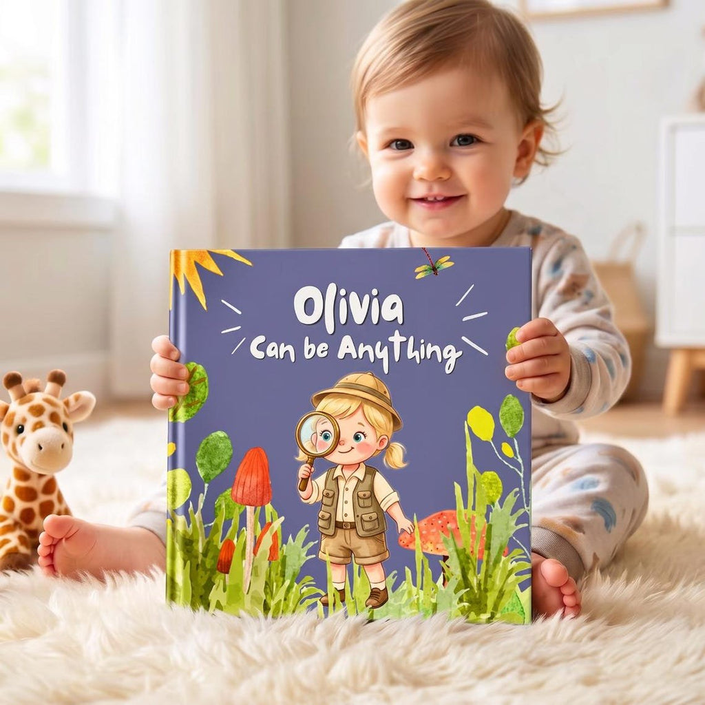 Personalized Discover Book Gift, Baby Shower Present, Custom Name Storybook, Birthday Bedtime Story Confidence Keepsake Newborn PBOOK03