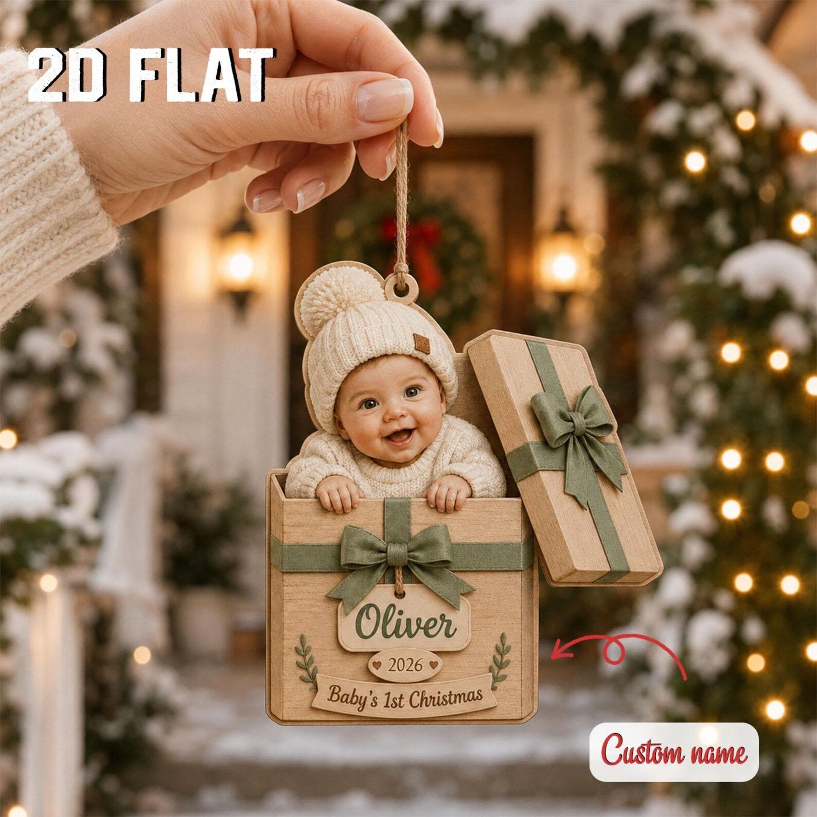 Personalized Engagement Ornament 2026, Custom Couple Names and Date, Wooden Heart Keepsake, Proposal Gift for Newly Engaged Couple	COPETAL28 (Copy)