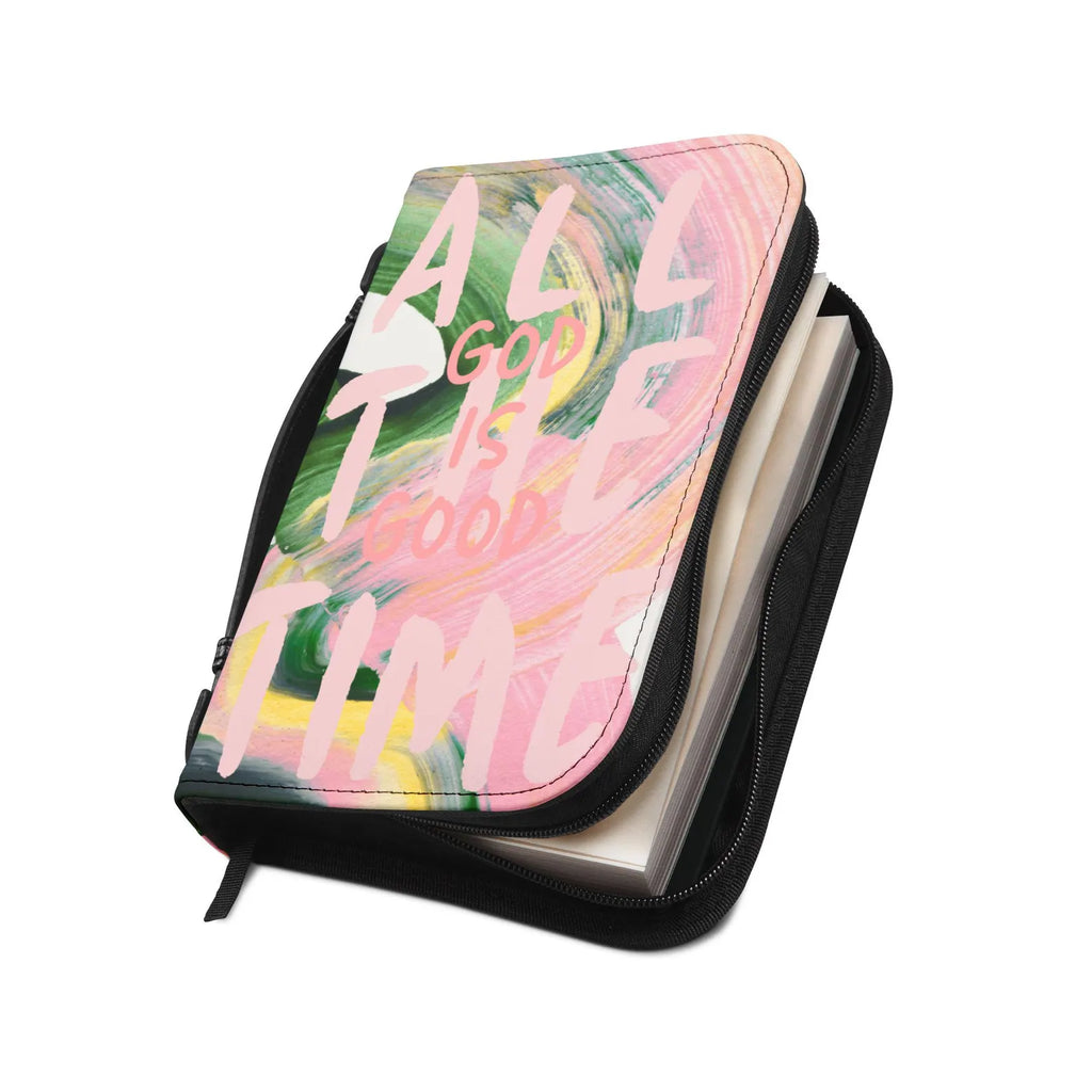 God Is Good Bible Cover, Colorful Abstract Scripture Case, Christian Gift for Women. BCPETAL12