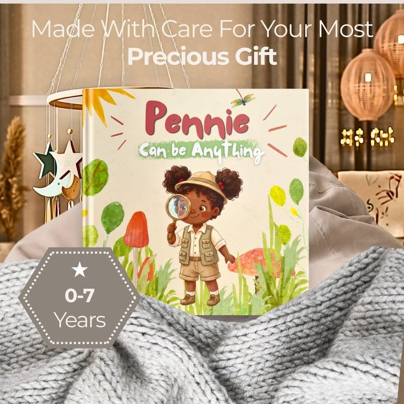 Personalized Discover Book Gift, Baby Shower Present, Custom Name Storybook, Birthday Bedtime Story Confidence Keepsake Newborn PBOOK03