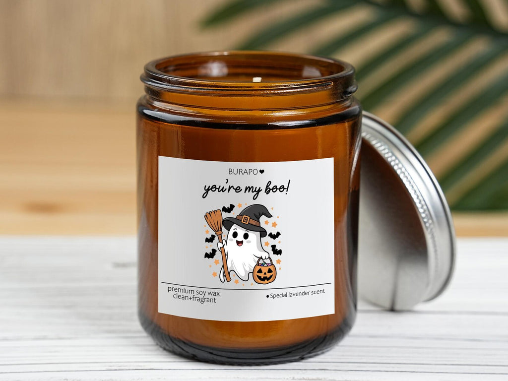 You're My Boo Cute Halloween Candles,Halloween Candle,Halloween Gift for Girlfriend,Halloween Decor,Fall Scented Candle,. SCPETAL6