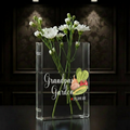 Personalized Grandpa’s Garden Book Vase – Custom Garden-Themed Vase, Thoughtful Gift for Grandpa, Papa or Grandfather, Love Grows Here Decor