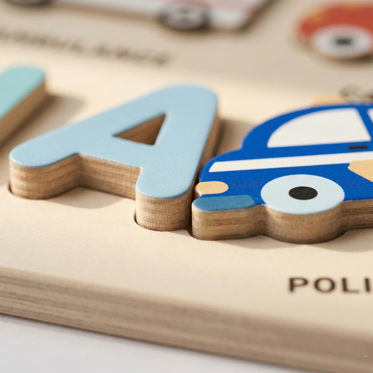 Personalized Wooden Name Puzzle for Boys — Custom Toddler Gift, 1 2 Year Old Birthday Present. NPPETAL16