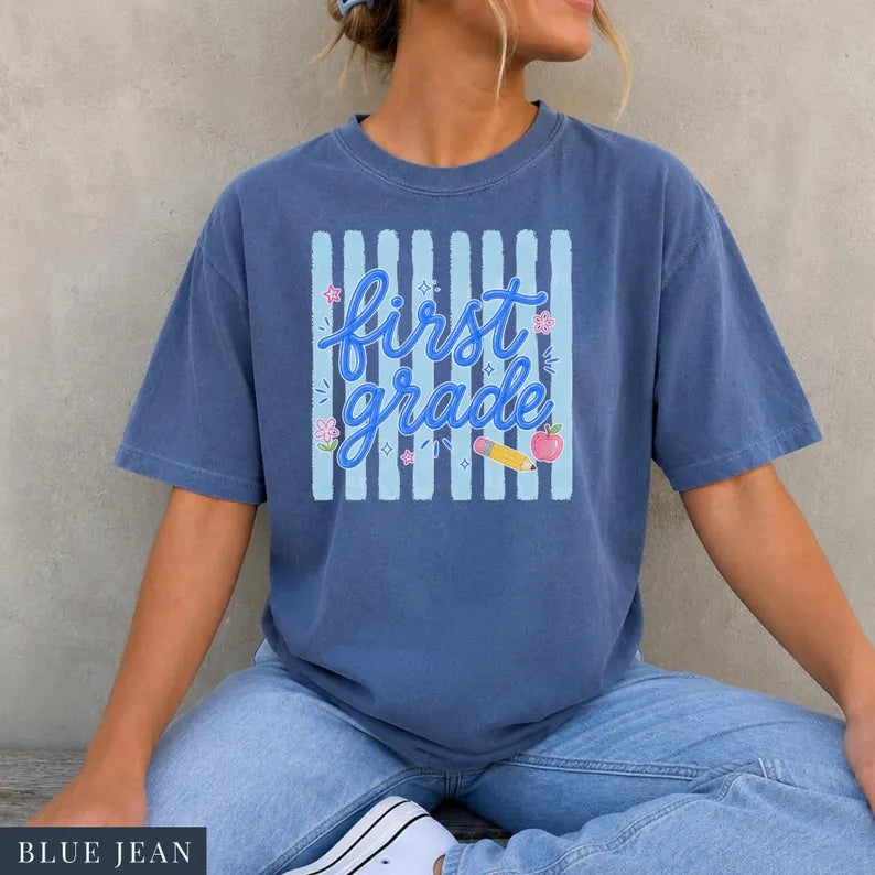 School staff shirt, Teacher Team Shirts, Back to School Shirt, Grade Level Team Tees, Teacher Gift, First Second Third Fourth Fifth Grade. SPETAL11
