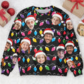 Custom Face  Ugly Christmas Sweater, Personalized Photo Shirt, Unisex Kid Adult Sweater, Christmas Party Shirt, Holiday Sweatshirts, Xmas Outfit, Christmas Gift UXMAS04
