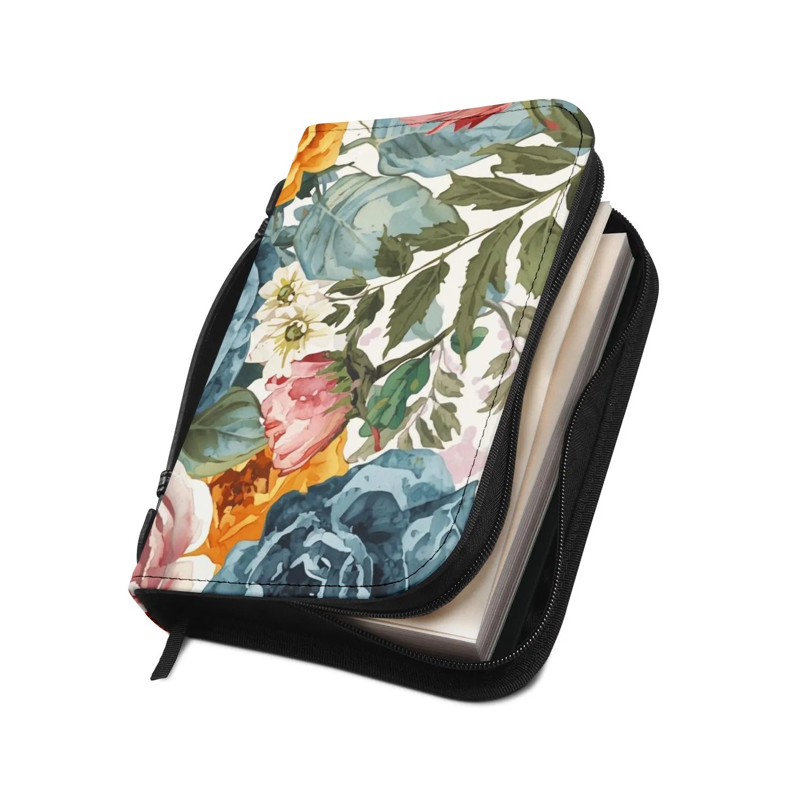 Vintage Floral Bible Cover | Zippered Scripture Organizer. BCPETAL5