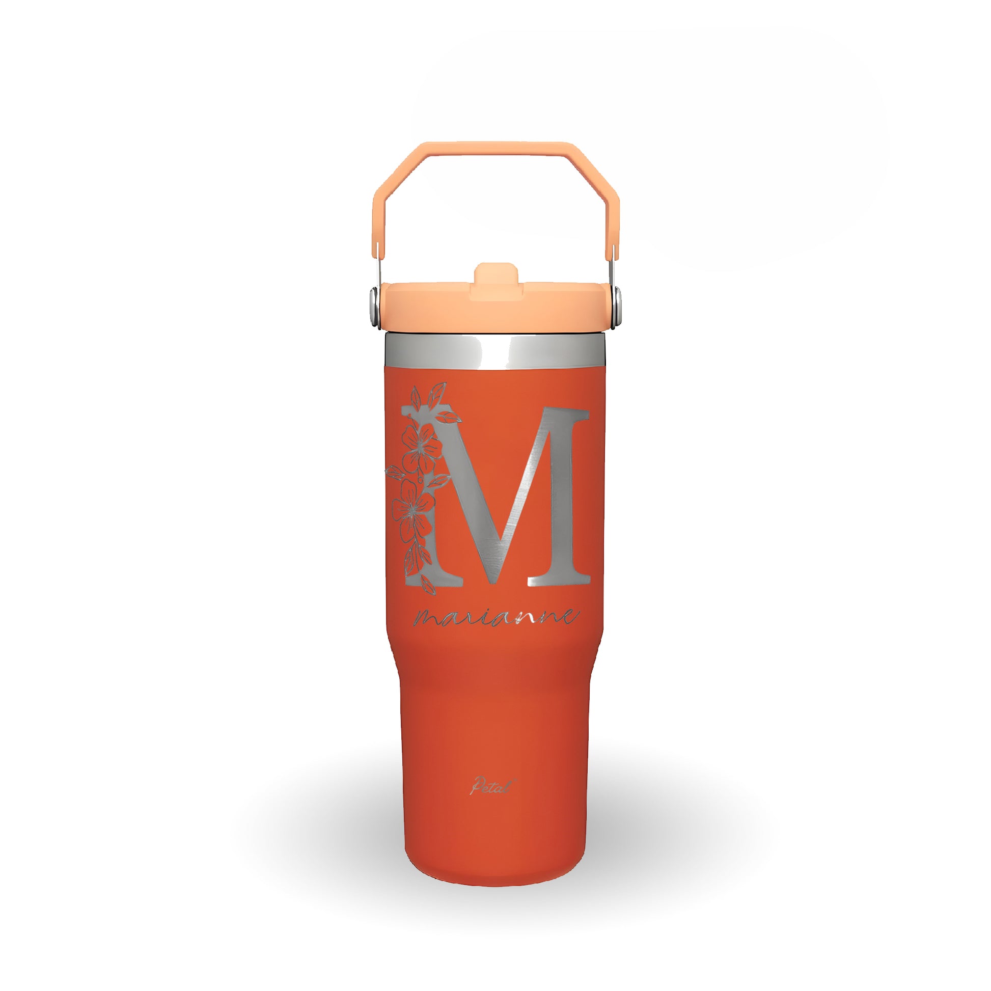 Personalized Flower Girl 40oz Tumbler Flip Straw With Name, Hot Cold Mug With Straw, Bridesmaid Gift, Custom Name Travel Cup, Birthday Gift, Gift For Her Mother