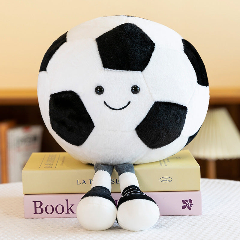 Fun Football Doll Long-Legged Basketball Man Plush Doll Creative Children's Birthday Gift Doll Machine Cross-Border Wedding. CPFPETAL14