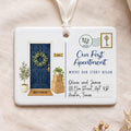 First Christmas in Our New Home Ornament 2026, Personalized New Home Address Ornament, New House Christmas Keepsake, Housewarming Gift CERAMIC04