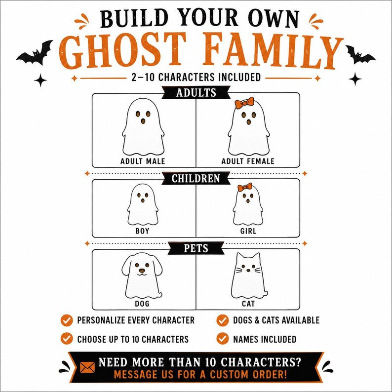 Personalized Halloween Sign, Family Name Sign, Custom Last Name Sign, Halloween Wall Decor, Ghost Family Sign, Spooky Home Decor. HLWDHPETAL12