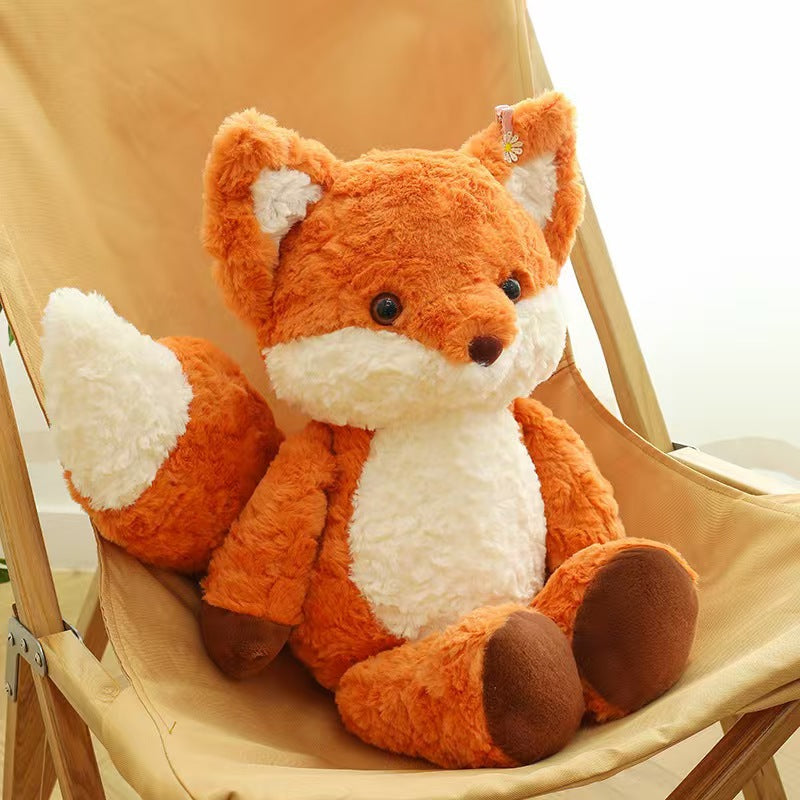 Running Fox Doll Girl Sleeping Pillow Doll Plush Toy Doll Cute Girl Birthday Gift. CPFPETAL3