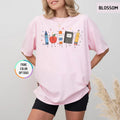Comfort Colors® Funny Teacher Life Shirt, Back To School Gift, Preschool Teacher School Supplies T-shirt, Crayon Apple Pencil Notebook Shirt. SPETAL3