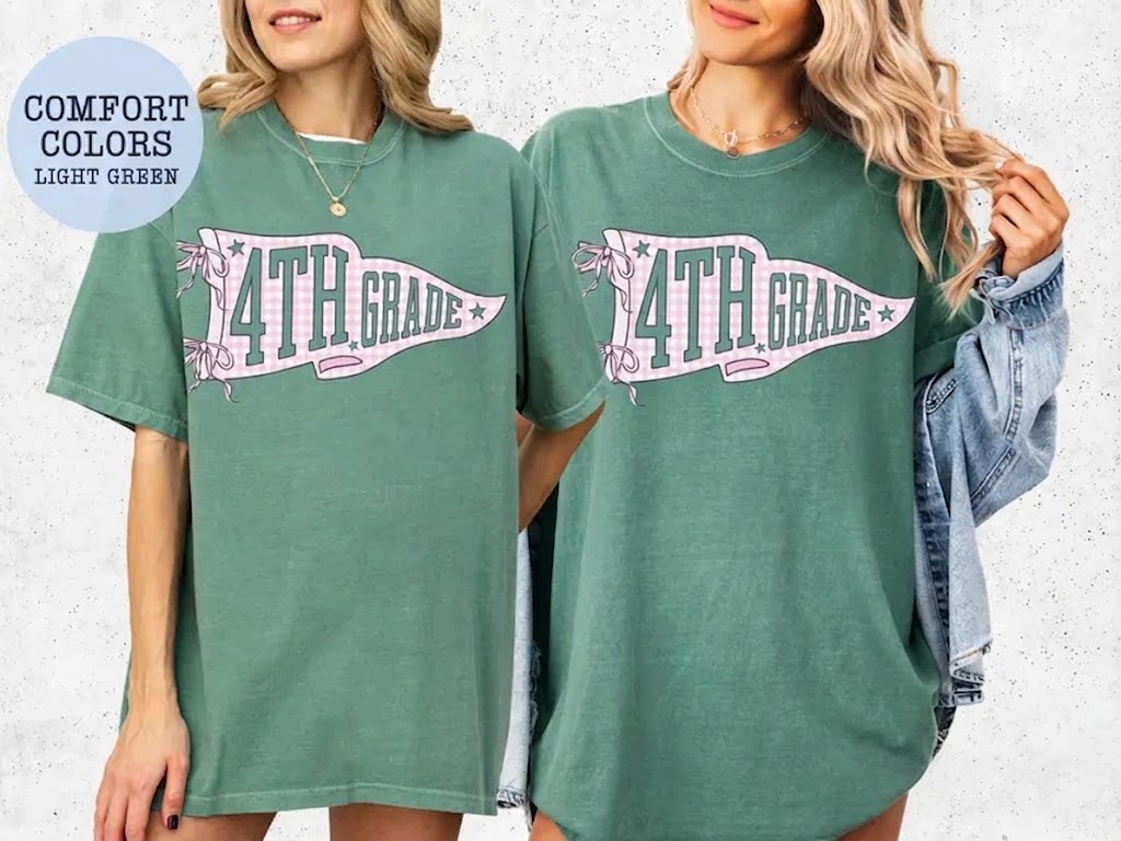 Teacher Team Shirts, Comfort Colors Back to School Shirt, Grade Level Team Tees, Teacher Gift, First Second Third Fourth Fifth Grade. First Day of School Teacher Student Boys Girls Kids. SPETAL9