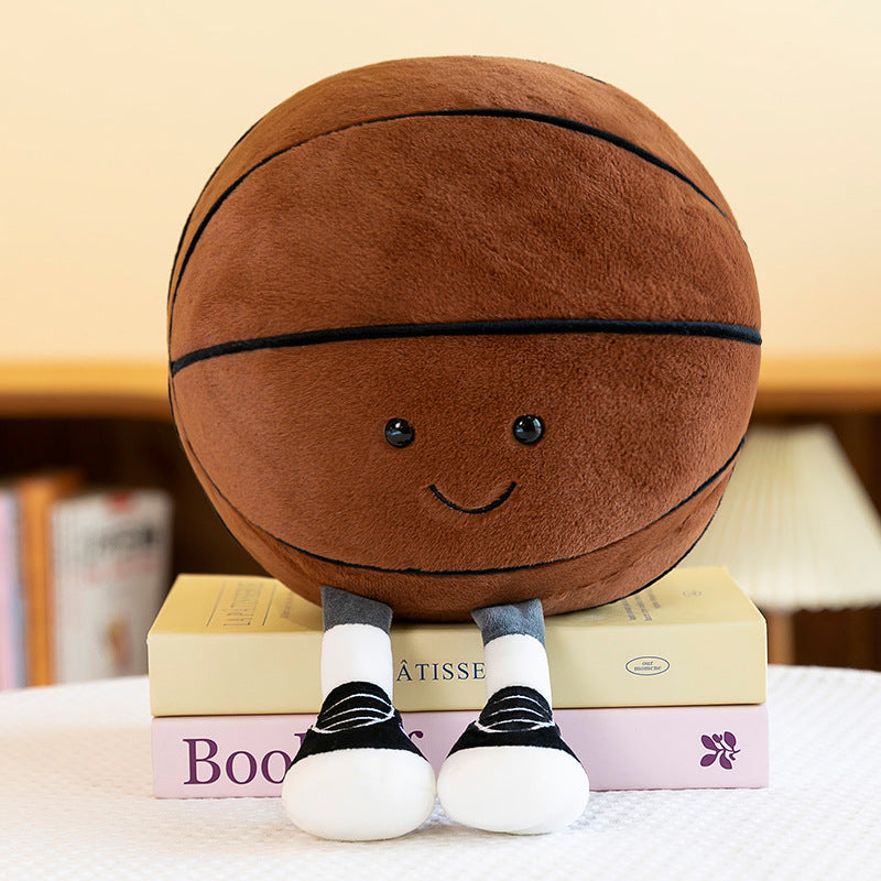 Fun Football Doll Long-Legged Basketball Man Plush Doll Creative Children's Birthday Gift Doll Machine Cross-Border Wedding. CPFPETAL14