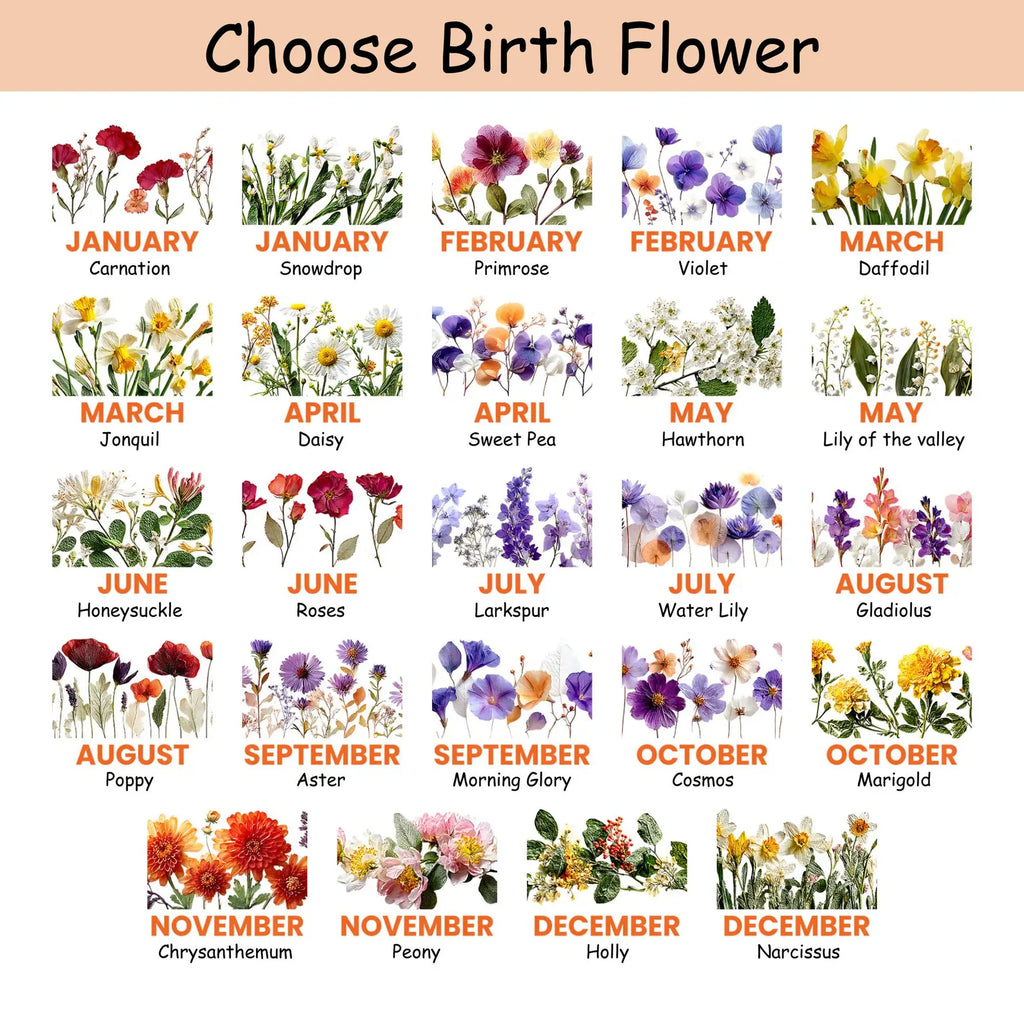 Personalized Birth Month Flower & Name Storage Book Basket, Custom Birth Flower Gift for Her, Wife, Daughter, Sister, Coworker, Reading Gift. BBPETAL6
