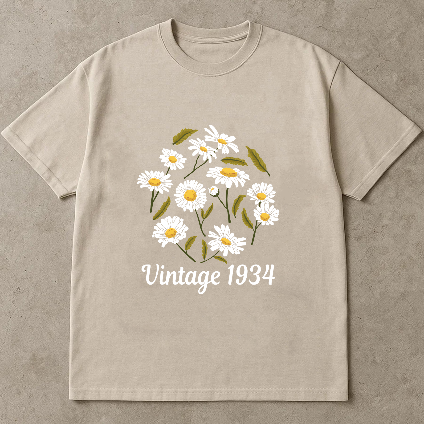 Vintage 1934 Daisy Shirt, Retro Floral Tee, 1934 Birthday Gift Shirt, Daisy Flower Shirt, Vintage Birth Year Shirt