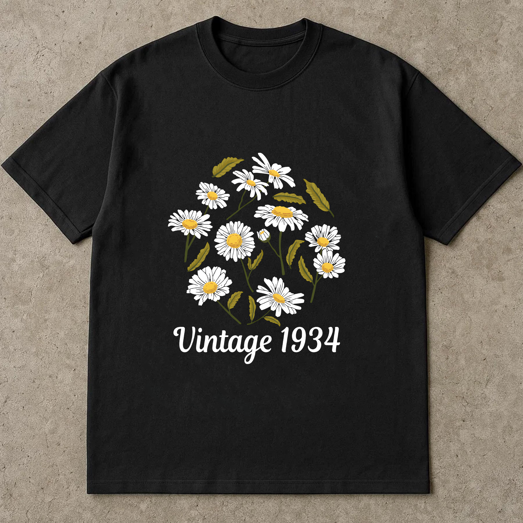 Vintage 1934 Daisy Shirt, Retro Floral Tee, 1934 Birthday Gift Shirt, Daisy Flower Shirt, Vintage Birth Year Shirt