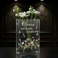 Personalized 'If Nanas Were Flowers' Book Vase – Custom Floral Design, Perfect Gift for Nana or Grandma