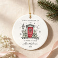 First Christmas In Our New Home Ornament, New House Christmas Ornament, Our First Home Keepsake, First Home 2026, Wedding Christmas Gift CERAMIC07