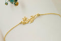 Birth Flower Necklace, Delicate Gold Floral Pendant, Personalized Minimalist Jewelry Gift for Women
