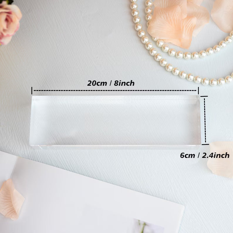 Personalized Teacher Name Desk Sign,Acrylic Desk Plate For Teacher,Custom Floral Name Block,Teacher Appreciation Gift,Back To School Sign. DNPETAL10