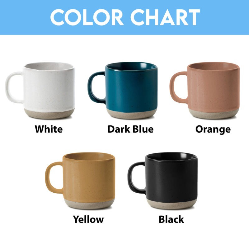 Personalized Birth Flower Engraved Pottery Mug, Custom Ceramic Coffee Cup with Name, Unique Gift, Handmade Drinkware
