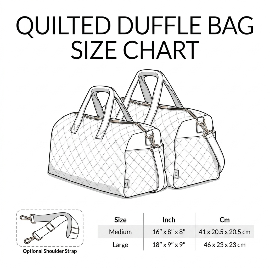 Beachside Camper Quilted Duffle Bag – Coastal Travel Weekender Tote, Lightweight Overnight Gym Bag for Women, Summer Vacation Duffel Gift
