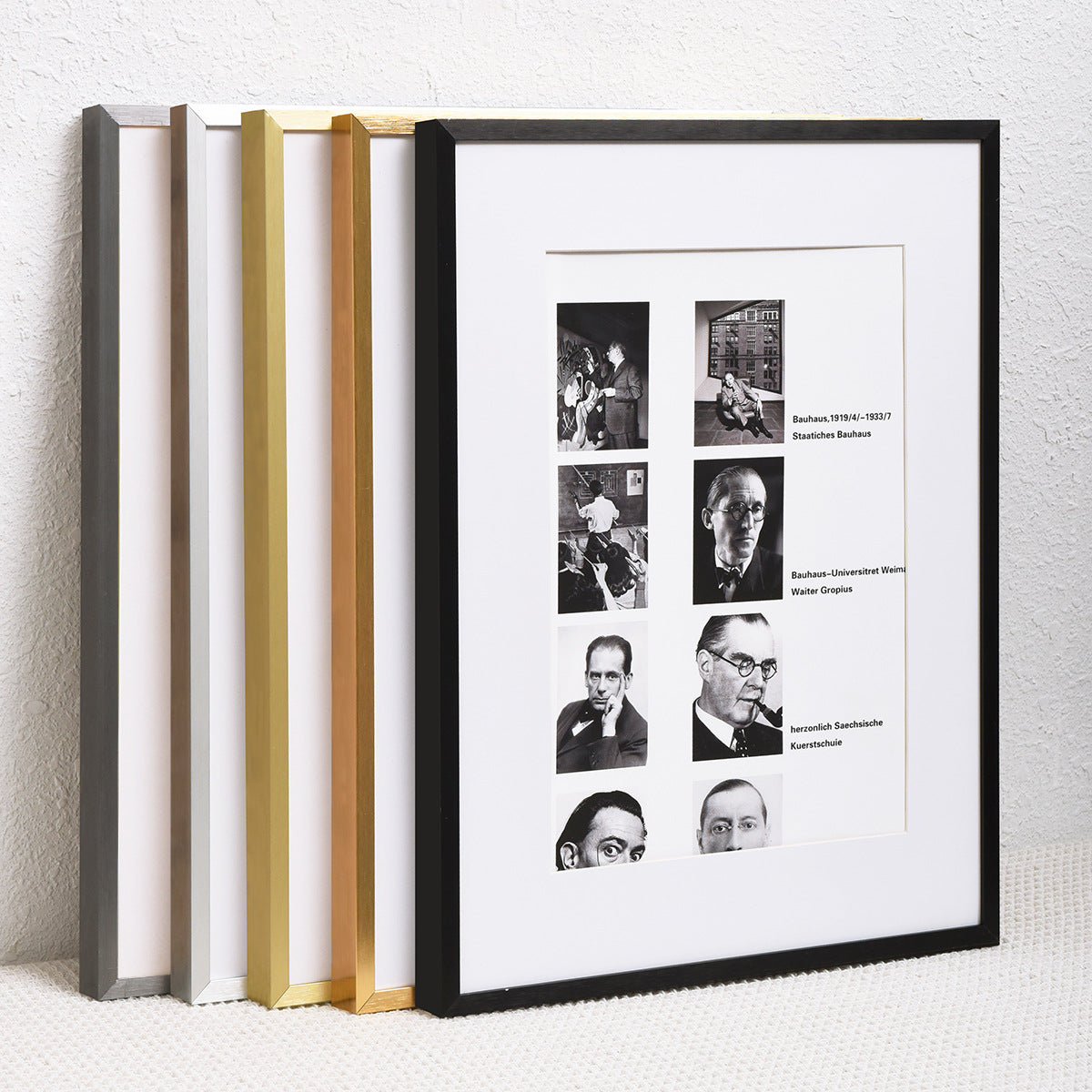 Narrow side aluminum alloy photo frame wall 7 10 inch picture frame mounted simple advertising poster frame wholesale creative photo frame