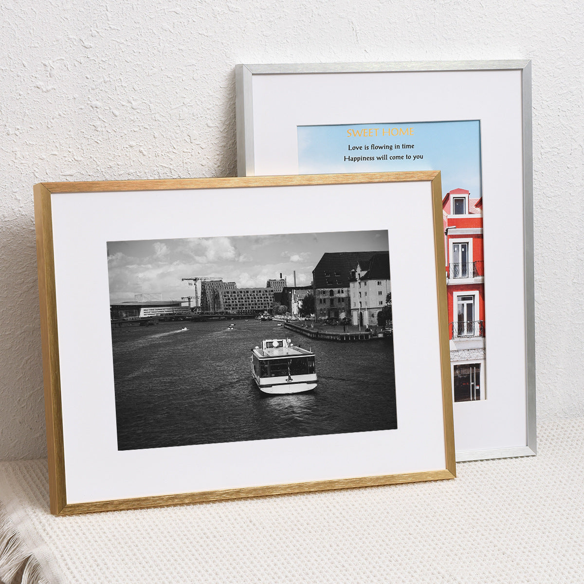 Narrow side aluminum alloy photo frame wall 7 10 inch picture frame mounted simple advertising poster frame wholesale creative photo frame