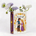 Disney Tangled Book Vase, Rapunzel and Flynn Ceramic Flower Vase, I See the Light Decor,gift, Tangled Gift, Birthday Gift, Mother Day