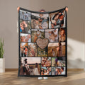 Custom Photo Blanket Grandma, Personalized Picture for Grandma, Photos Collage Grandma Gift, Photo Blanket Mom, Blanket With Photo and Text