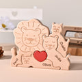 Cat Wooden Ornament, Cat Family Jigsaw Puzzle, Birthday Presents for Wife, Mother Daughter Gifts, Cat Mum Gift, New Family Christmas Gifts