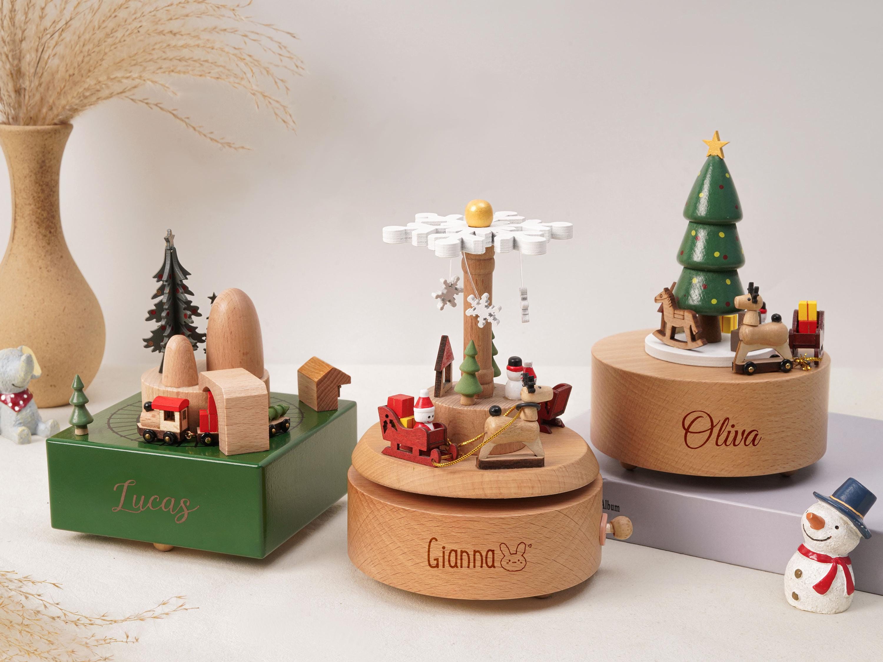 Personalized Wooden Musicbox,engraved Name Music Box,personalized Toys for Kids, Baby Shower Gift,newborn Gift, Gifts for Kids,keepsake Gift
