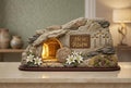 He is Risen Resurrection Tomb Statue - Elegant Christian Easter Home Decor - Lighted Religious Shelf Decor - Easter Celebration Gift