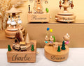 Custom Wooden Train Music Box, Wooden Baby Toys, Personalized Wooden Music Box, Baby Boy Birthday Gifts for Kids, Baby Wooden Music Box