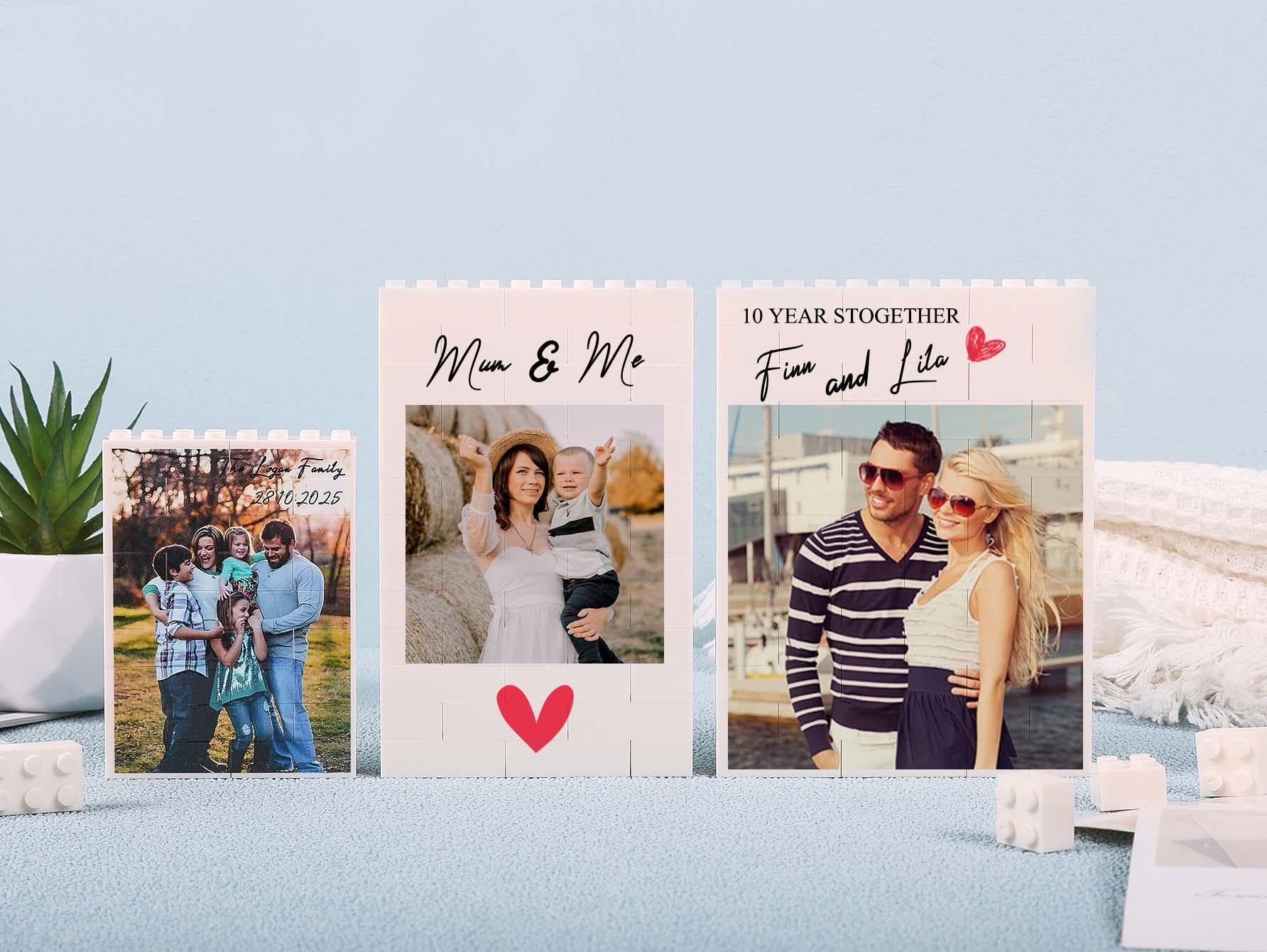Personalized Photo Bricks Puzzle_ Custom Gift for Couples,boyfriend,anniversary,couple,him,her