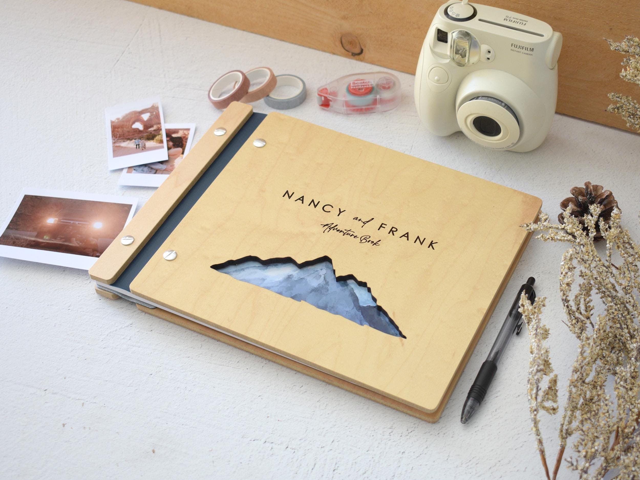 Adventure Book Scrapbook Valentines Gift for Him, Personalized Anniversary Gift for Her, Travel Scrapbook, Couples Gift, Gifts for Boyfriend