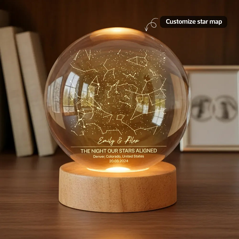 Eternal Love Custom Couple Anniversary Date Star Map - Personalized Cr , Valentines Day Wedding Anniversary Gift For Couple