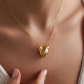 Gold Plated Magnetic Holding Hands Necklace, Hand Necklace, Frendship Necklace, Gold Hand Necklace, Magnetic Pendant Necklace, Gift for Her