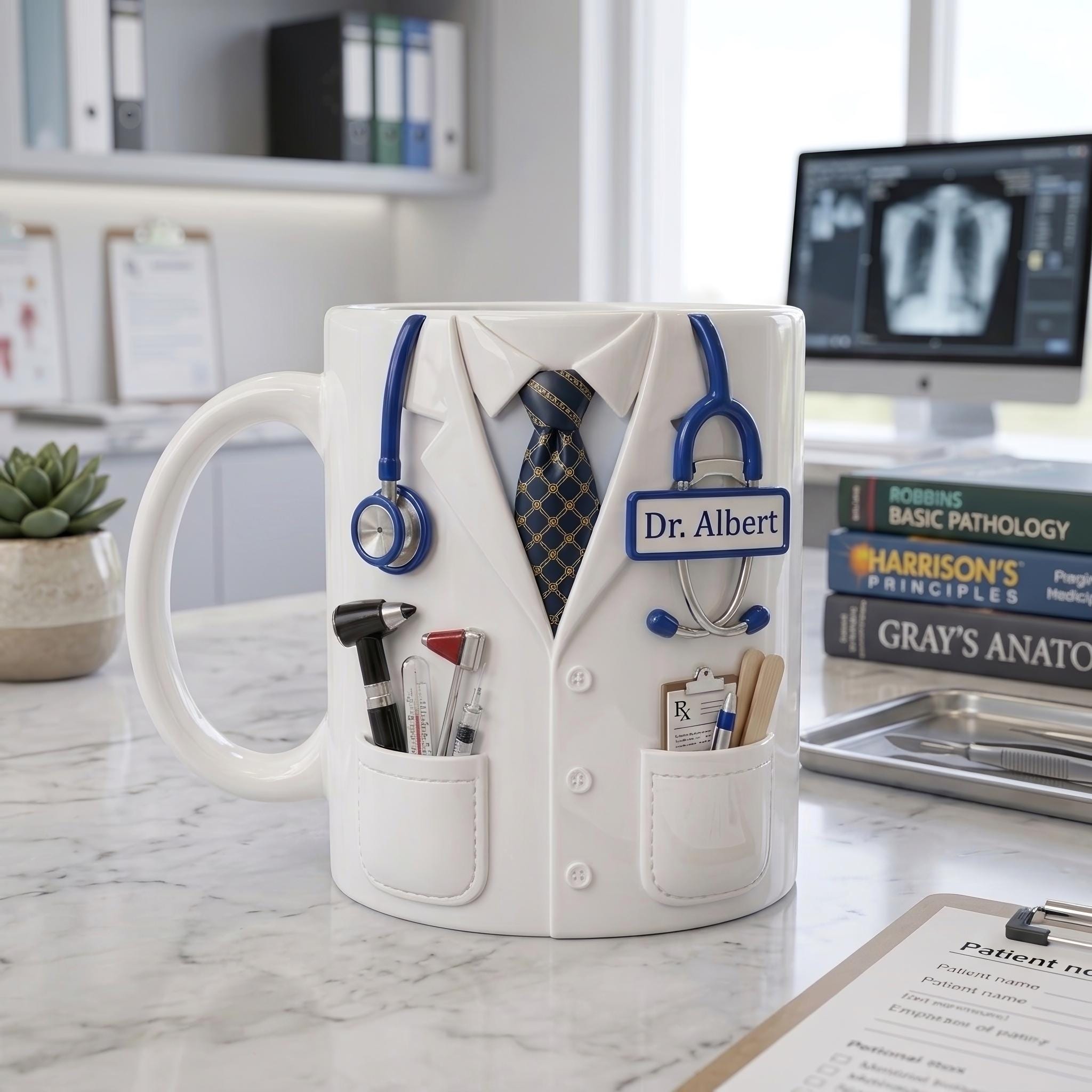 Personalized Doctor Mug, Medical Coffee Cup, Custom Physician Gift, Healthcare Professional Mug, Doctor Appreciation Gift