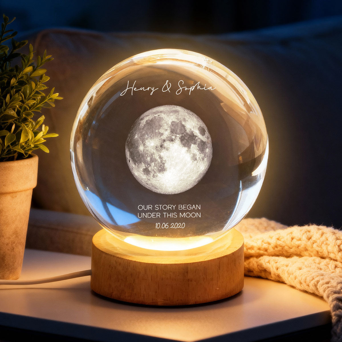 This is What the Moon Looks Like on Our Special Day - Personalized Cry, Moon Phase Print, Valentines Day Wedding Anniversary Gift For Couple