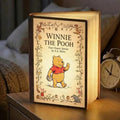 Classic Winnie the Pooh Night Light, Sentimental Mother's Day Gift, Custom Wooden Book Lamp, Nana Birthday Gift, Home Decor, Gift for Mom