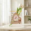 Beauty and the Beast Acrylic Book Vase, Book Club Bookish Vase, Fairy Tale Book Shaped Vase, Magical Storybook Decor, Gift for Book Lovers