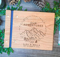 Our Adventure Book - Custom Anniversary Gift - Engraved Couples Memory Album - Personalized Adventure Notebook - Travel Journal