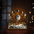 Personalized Moons Phase With Kids Names, Custom Moons Phase Night Light, Mother’s Day Gifts, Gifts for Mama, Custom Night Light Moon Phase