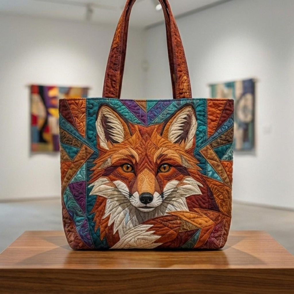 Custom Pet Portrait Tote Bag From Photo _ Personalized Quilted Style Art Bag _ Colorful Patchwork Dog or Cat Mom Gift
